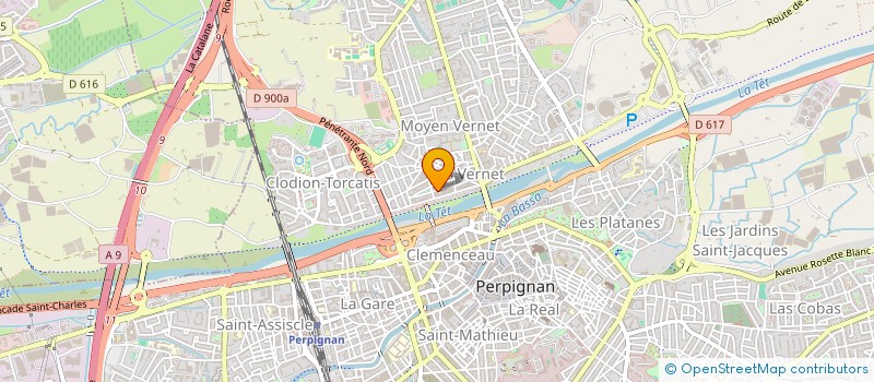 localisation de l'entreprise VILNERCY  PERPIGNAN