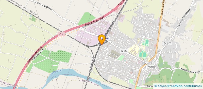 localisation de l'entreprise VILO  LIVRON-SUR-DROME