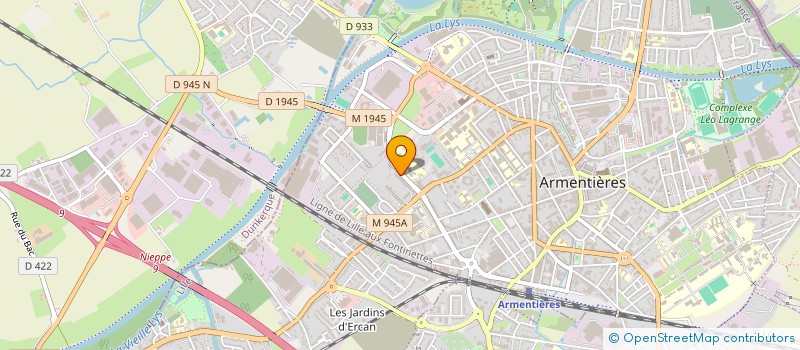 localisation de l'entreprise VILOGIA LOGIFIM à ARMENTIERES