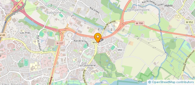 localisation de l'entreprise VILOGIA PREMIUM  S.A. COOPERATIVE DE PRODUCTION D'HLM A CAPITAL VARIABLE  VILLENEUVE-D'ASCQ