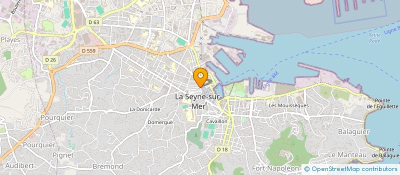 localisation de l'entreprise VILOGYA à LA SEYNE-SUR-MER