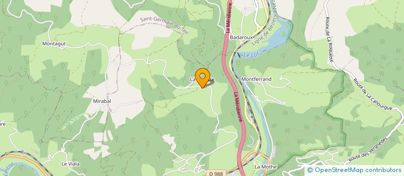 localisation de l'entreprise VILOJA  LAVAL-DU-TARN