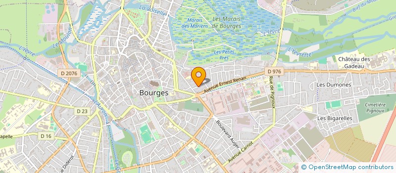 localisation de l'entreprise VILOJE-MONTAIGNE  BOURGES