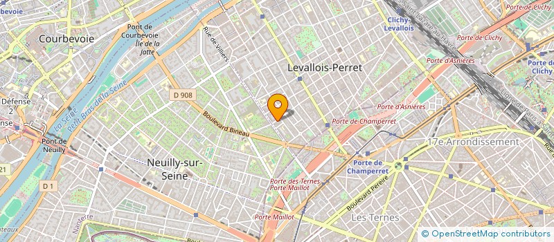 localisation de l'entreprise VILORMAT à LEVALLOIS-PERRET