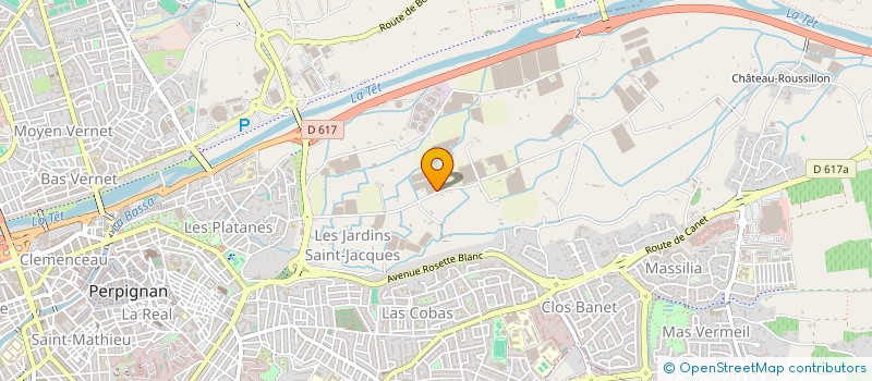 localisation de l'entreprise VILOSER à PERPIGNAN