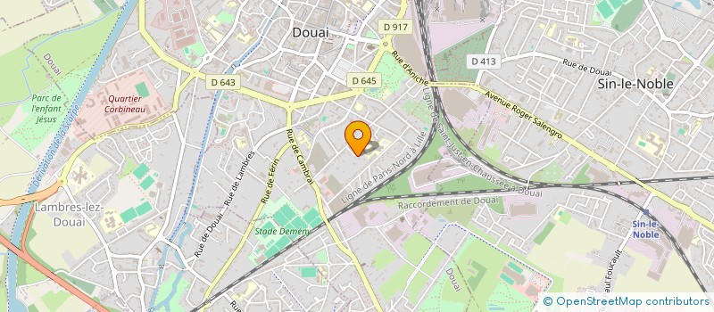 localisation de l'entreprise VILOY à DOUAI
