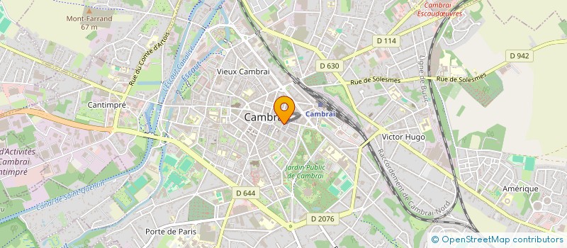 localisation de l'entreprise VILP à CAMBRAI