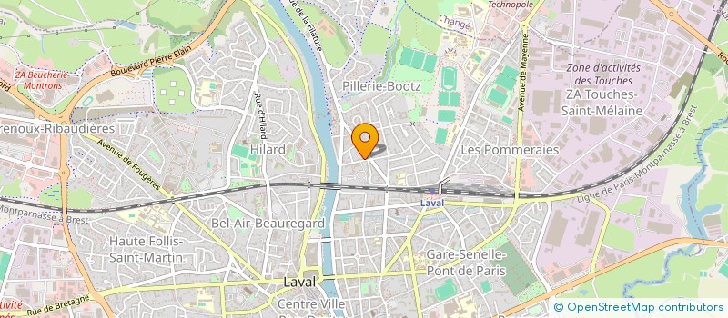 localisation de l'entreprise VILPARD à LAVAL