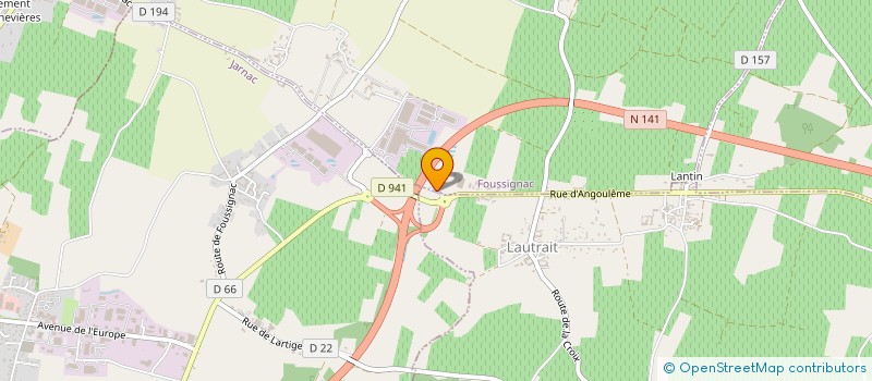 localisation de l'entreprise VILQUIN à JARNAC