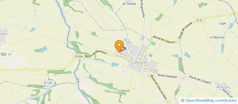 localisation de l'entreprise VILSONI JEAN LUC  COLOGNE