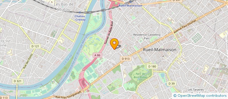 localisation de l'entreprise VILUGEMA à RUEIL-MALMAISON