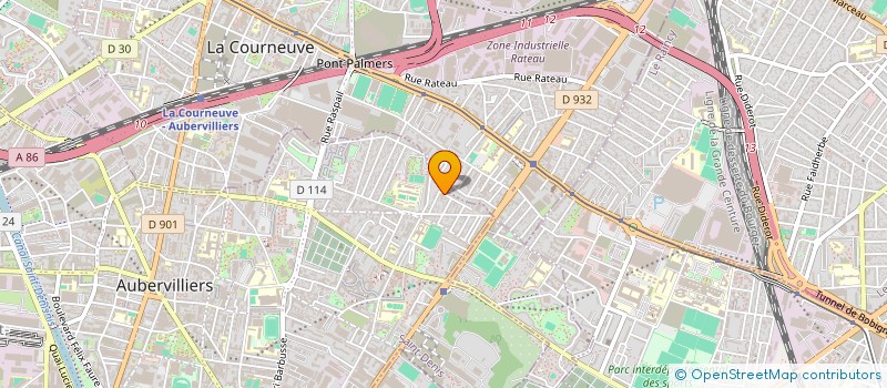 localisation de l'entreprise VILUX à AUBERVILLIERS