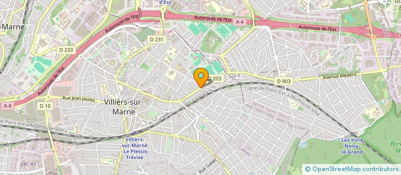 localisation de l'entreprise VILVAM  VILLIERS-SUR-MARNE