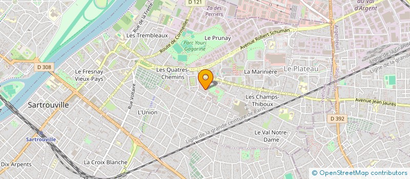 localisation de l'entreprise VILVER à SARTROUVILLE