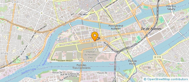 localisation de l'entreprise VILYA CORP à NANTES