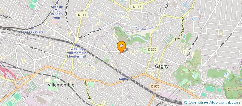 localisation de l'entreprise VIM à GAGNY
