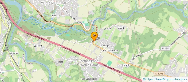 localisation de l'entreprise VIM MAITRISE D'UVRES  ARTHAZ-PONT-NOTRE-DAME