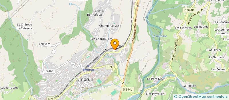 localisation de l'entreprise VIMA 05  EMBRUN