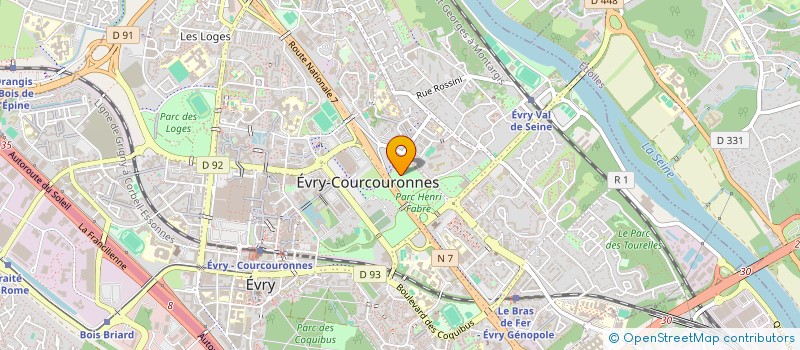localisation de l'entreprise VIMA DIFFUSION à EVRY-COURCOURONNES