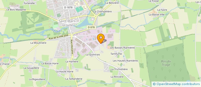 localisation de l'entreprise VIMA LABS  VALLONS-DE-L'ERDRE