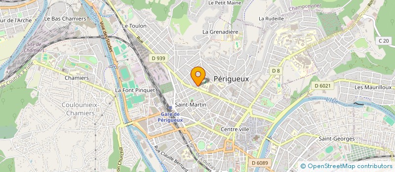 localisation de l'entreprise VIMAC à PERIGUEUX