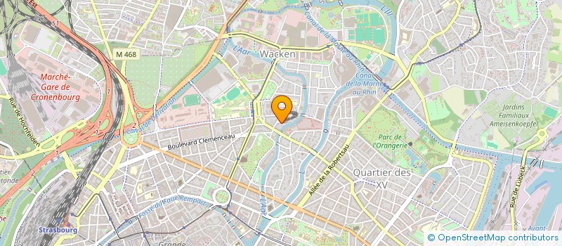 localisation de l'entreprise VIMACO  STRASBOURG