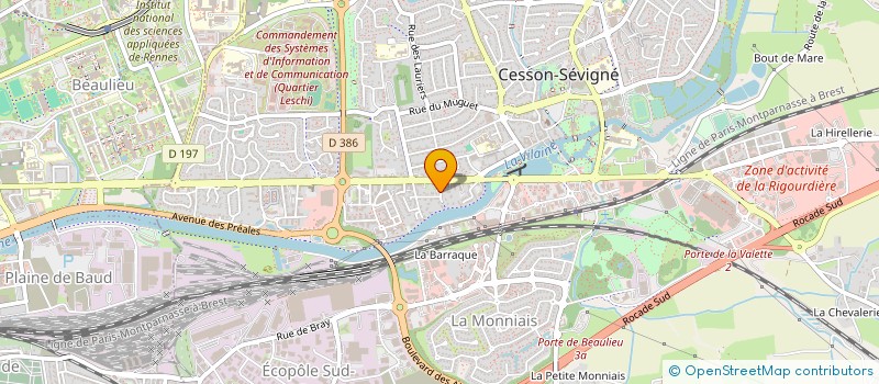 localisation de l'entreprise VIMAFORA  CESSON-SEVIGNE