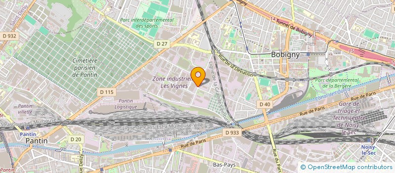 localisation de l'entreprise VIMAJE EFFECT  BOBIGNY