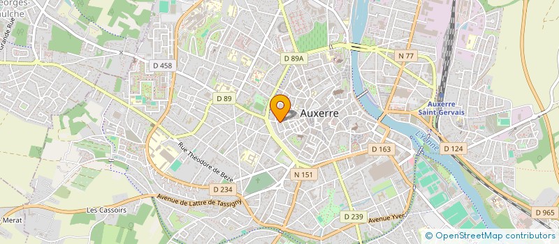 localisation de l'entreprise VIMAL DE FLECHAC ET GRARDEL à AUXERRE