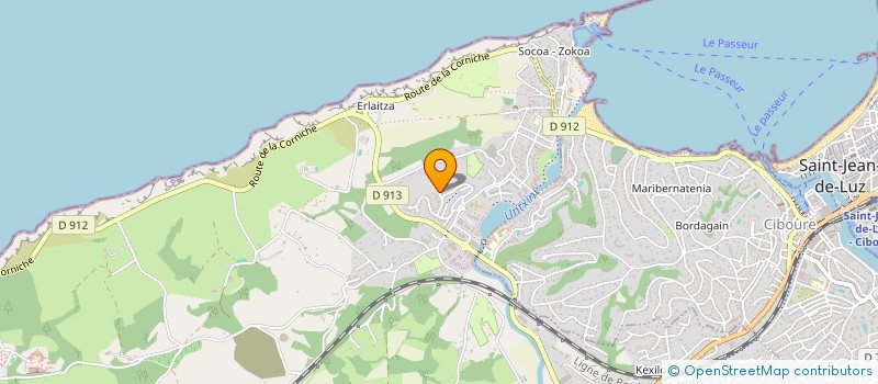 localisation de l'entreprise VIMALAMI  URRUGNE