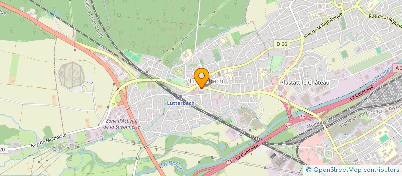 localisation de l'entreprise VIMAR  LUTTERBACH