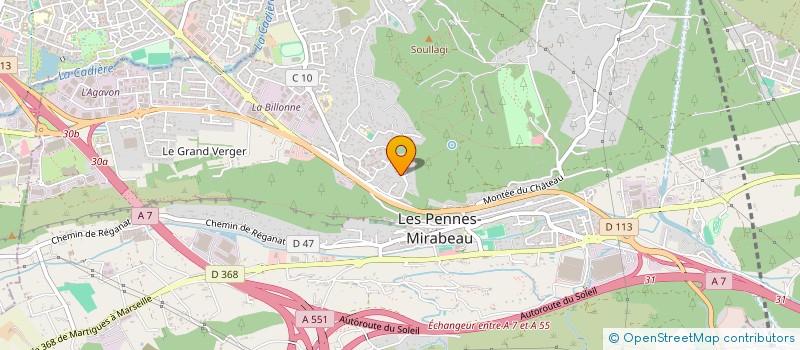localisation de l'entreprise VIMATEC à LES PENNES MIRABEAU