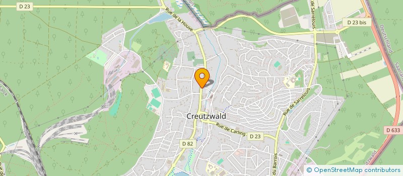 localisation de l'entreprise VIMATI  CREUTZWALD