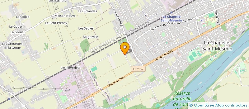 localisation de l'entreprise VIMAX à LA CHAPELLE-SAINT-MESMIN