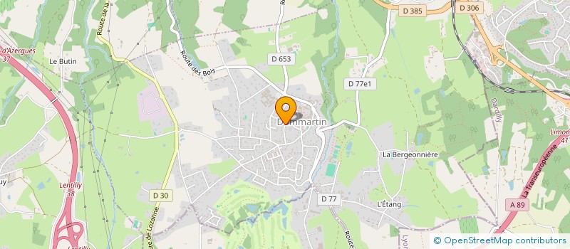 localisation de l'entreprise VIMEL  DOMMARTIN