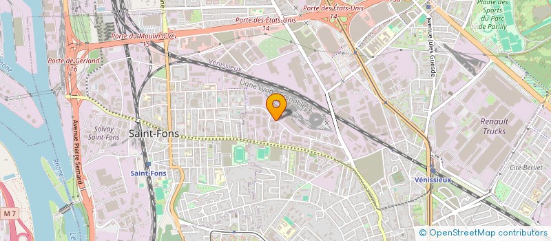 localisation de l'entreprise VIMEN  CHAPONOST