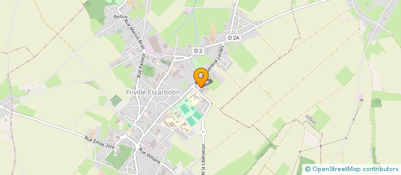 localisation de l'entreprise VIMEU DISTRIBUTION à FRIVILLE-ESCARBOTIN