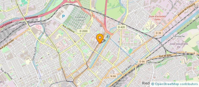 localisation de l'entreprise VIMILO  MULHOUSE