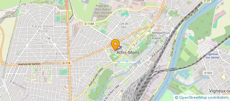 localisation de l'entreprise VIMISOL à ATHIS-MONS