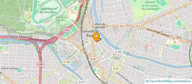 localisation de l'entreprise VIMMO 1.618 à JOINVILLE-LE-PONT