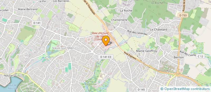 localisation de l'entreprise VIMMO  VAUX-SUR-MER