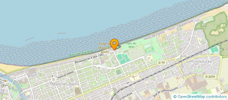 localisation de l'entreprise VIMMO à DUNKERQUE