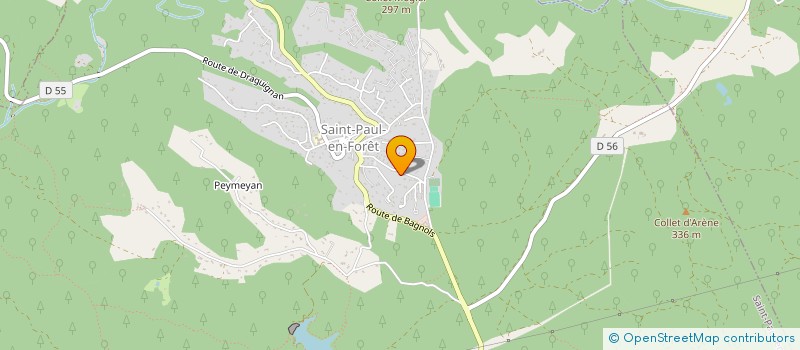 localisation de l'entreprise VIMMO  SAINT-PAUL-EN-FORET