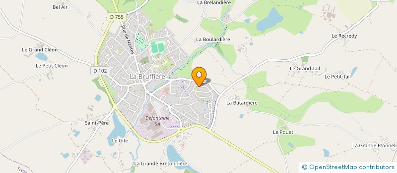 localisation de l'entreprise VIMO  LA BRUFFIERE