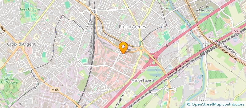 localisation de l'entreprise VIMOBA à MONTPELLIER
