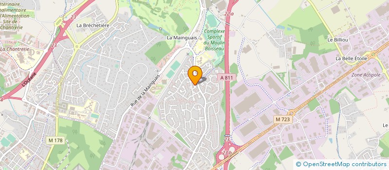 localisation de l'entreprise VIMONT MATTHIEU  CARQUEFOU