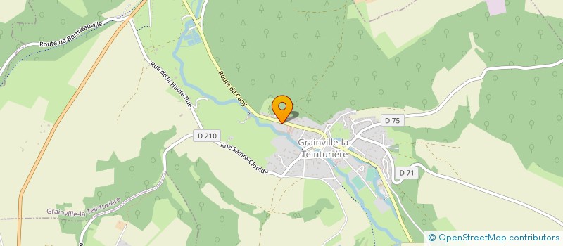 localisation de l'entreprise VIMONT T.P. à GRAINVILLE-LA-TEINTURIERE
