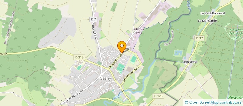 localisation de l'entreprise VIMOPRES à GASNY