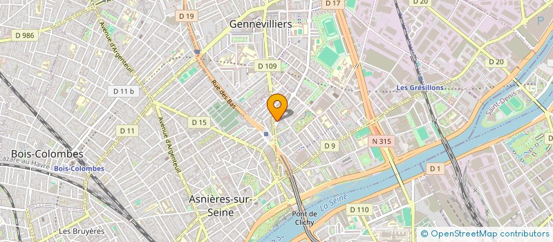 localisation de l'entreprise VIMORE à GENNEVILLIERS