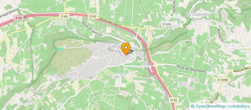 localisation de l'entreprise VIMOTHE à LA CADIERE-D'AZUR